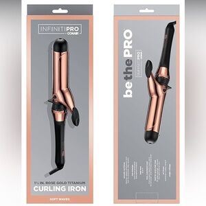 INFINITIPRO BY CONAIR Rose Gold Titanium 1 1/2-Inch Curling Iron